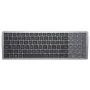 Keyboard DELL KB740 Office RF Wireless + Bluetooth QWERTY US International Grey Black