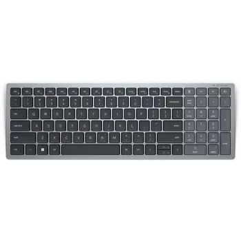 Keyboard Dell Pro Plus Compact KB740 — Full-size (100%), RF Wireless + Bluetooth, Russian QWERTY, Black/Grey