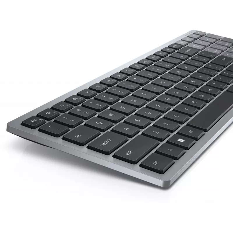 Keyboard Dell Pro Plus Compact KB740 — Full-size (100%), RF Wireless + Bluetooth, Russian QWERTY, Black/Grey