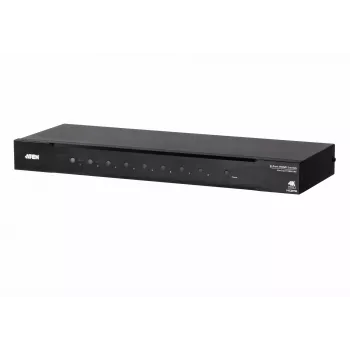 ATEN 8 Port True 4K HDMI Switch, HDMI, Metal, Black, 60 Hz, 3 m, 1920 x 1080 (HD 1080), 3840 x 2160, 4096 x 2160
