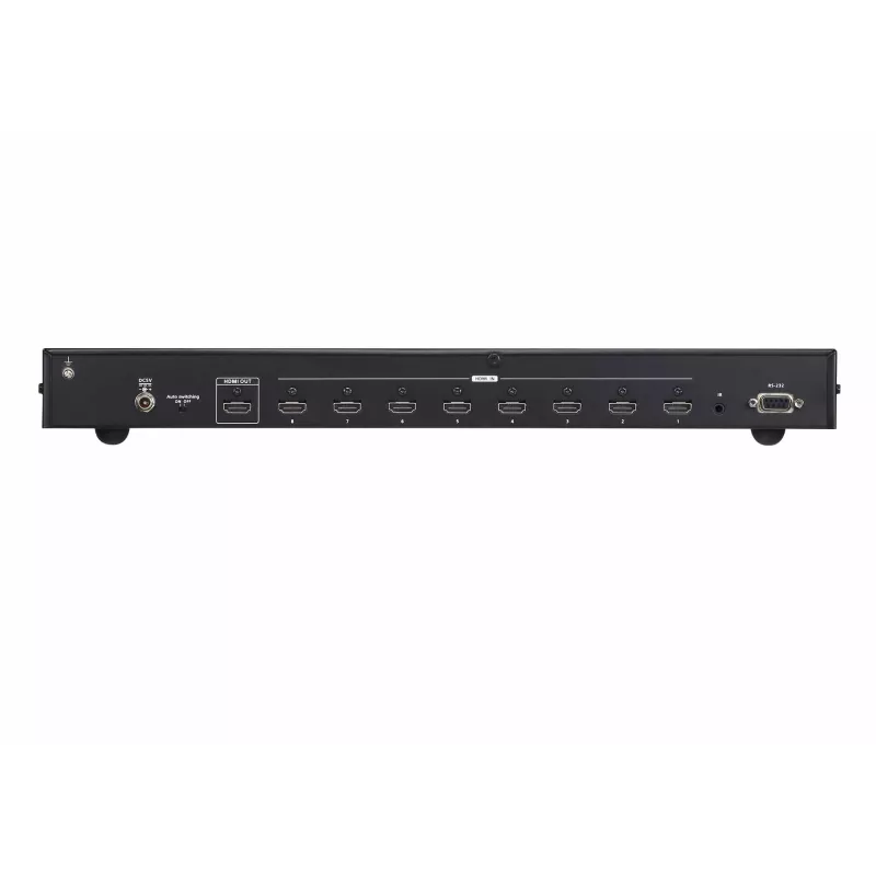 ATEN 8 Port True 4K HDMI Switch, HDMI, Metal, Black, 60 Hz, 3 m, 1920 x 1080 (HD 1080), 3840 x 2160, 4096 x 2160