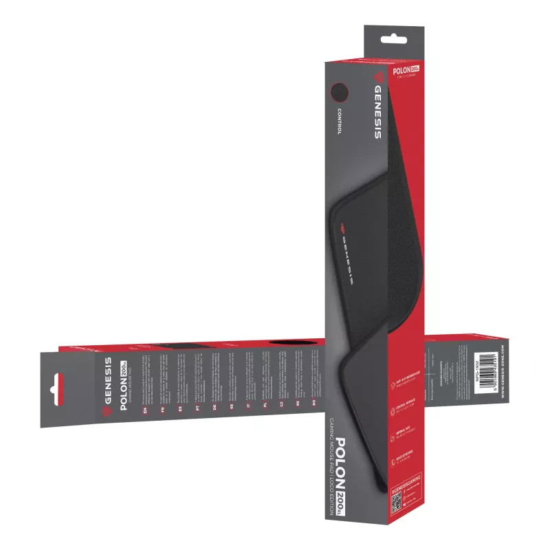 GENESIS Polon 200 XL Gaming mouse pad Black