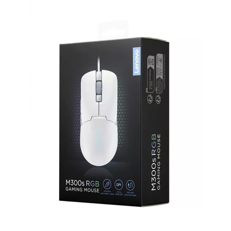 Lenovo GY51H47351 mouse Gaming Right-hand USB Type-A Optical 8000 DPI