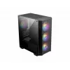 PC Case MSI MAG FORGE M100A Micro Tower Black with Tempered Glass, 3x120mm Front Fans, RGB, microATX/Mini‑ITX