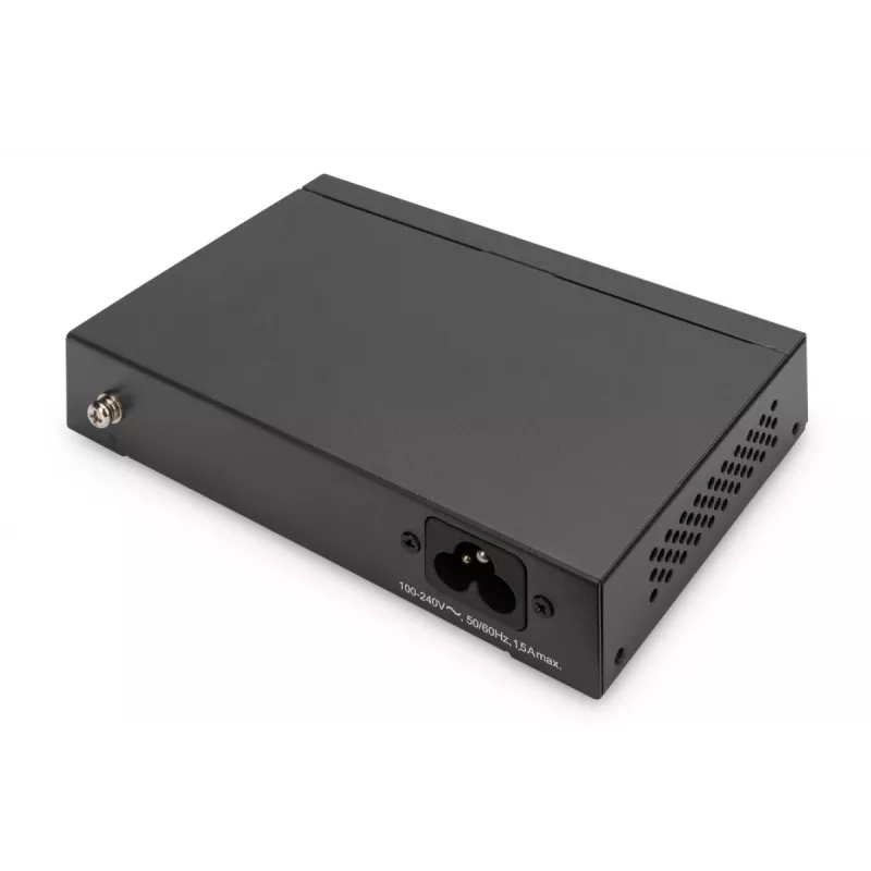 DIGITUS PoE-switch 4+1-Ports Ethernet Unmanaged 4-ports PoE,