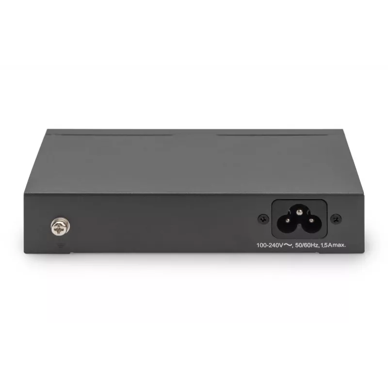 DIGITUS PoE-switch 4+1-Ports Ethernet Unmanaged 4-ports PoE,
