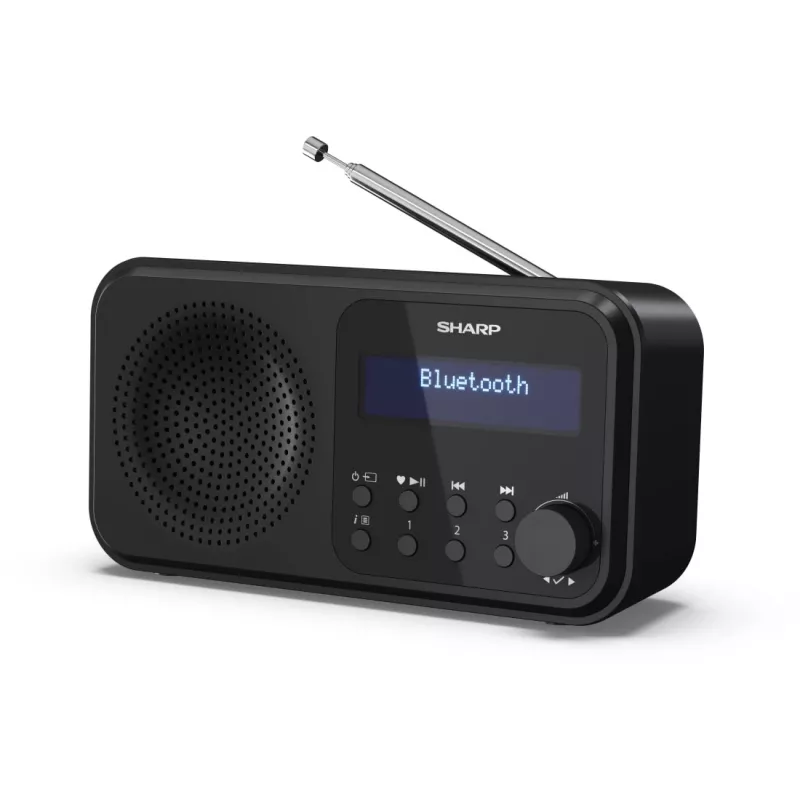 Sharp DR-P420(BK) Tokyo Portable Digital Radio, Portable, Digital, DAB, DAB+, FM, Auto scan, Auto tuning, 2 W, AAC