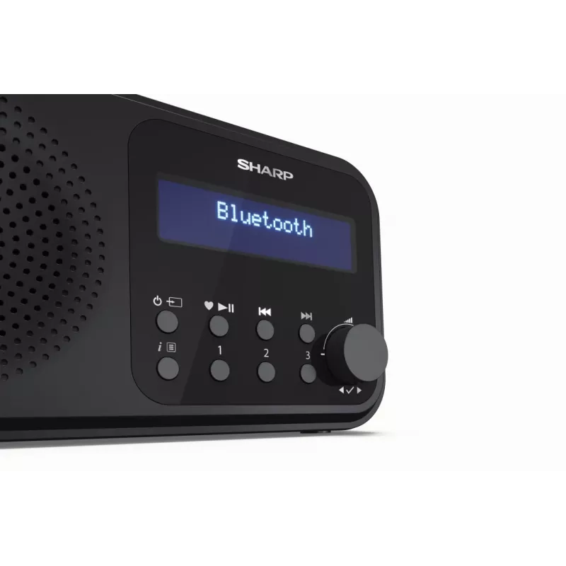 Sharp DR-P420(BK) Tokyo Portable Digital Radio, Portable, Digital, DAB, DAB+, FM, Auto scan, Auto tuning, 2 W, AAC