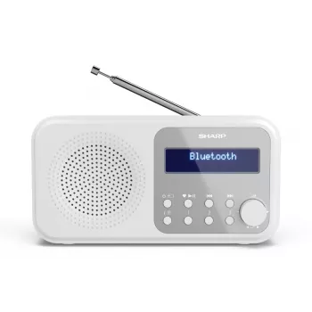 Sharp DR-P420(WH) Tokyo Portable Digital Radio, Portable, Digital, DAB, DAB+, FM, Auto scan, Auto tuning, 2 W, AAC