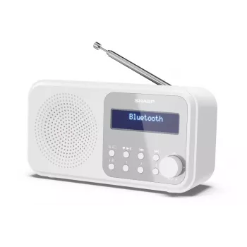 Sharp DR-P420(WH) Tokyo Portable Digital Radio, Portable, Digital, DAB, DAB+, FM, Auto scan, Auto tuning, 2 W, AAC