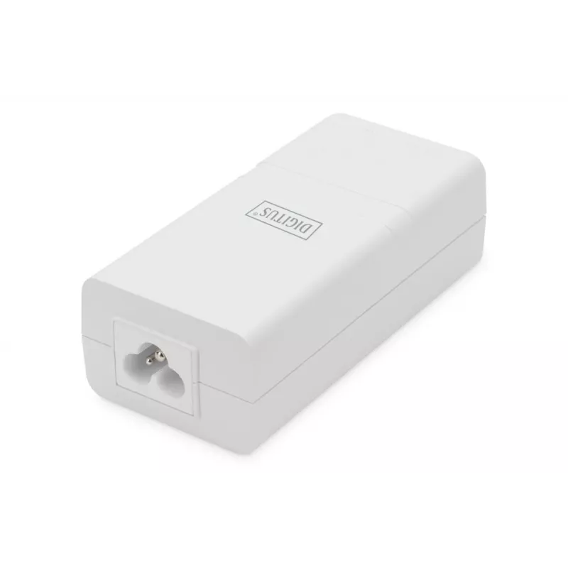 DIGITUS Gigabit Ethernet PoE+ Injector 802.3at, 30 W small housing, white