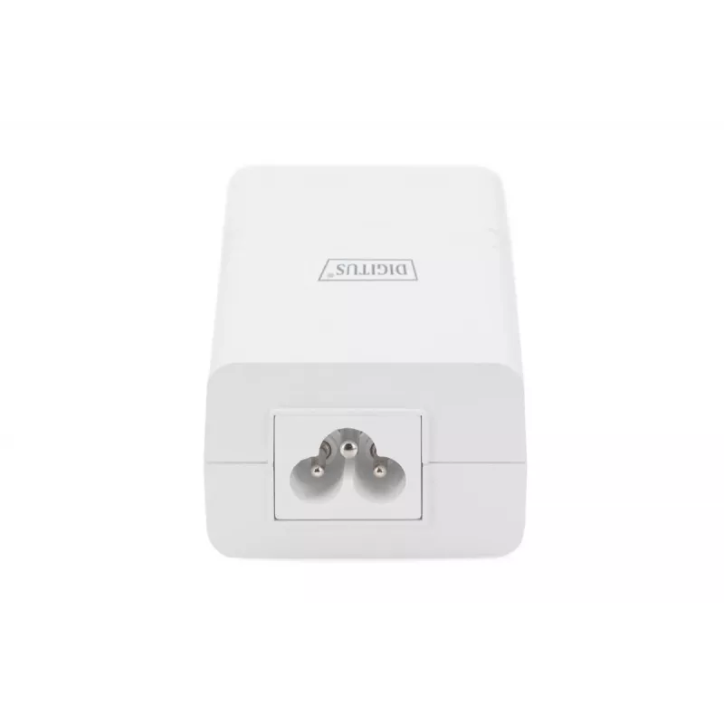 DIGITUS Gigabit Ethernet PoE+ Injector 802.3at, 30 W small housing, white
