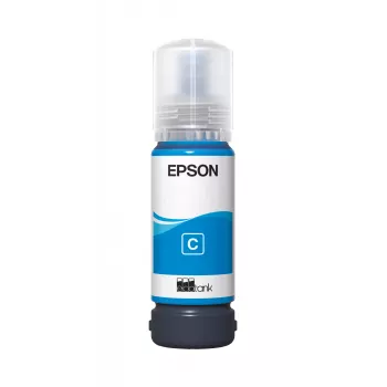 Ink Bottle Epson 108 EcoTank Cyan – original replacement ink for EcoTank printers, cyan