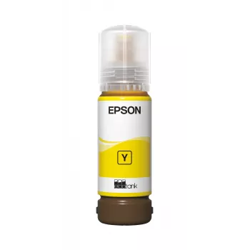 Ink bottle Epson 108 EcoTank Yellow — original yellow ink for EcoTank printers