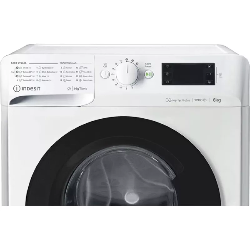 Indesit MTWSE 61294 WK EE washing machine Front-load 6 kg 1151 RPM White