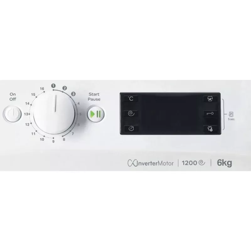 Indesit MTWSE 61294 WK EE washing machine Front-load 6 kg 1151 RPM White