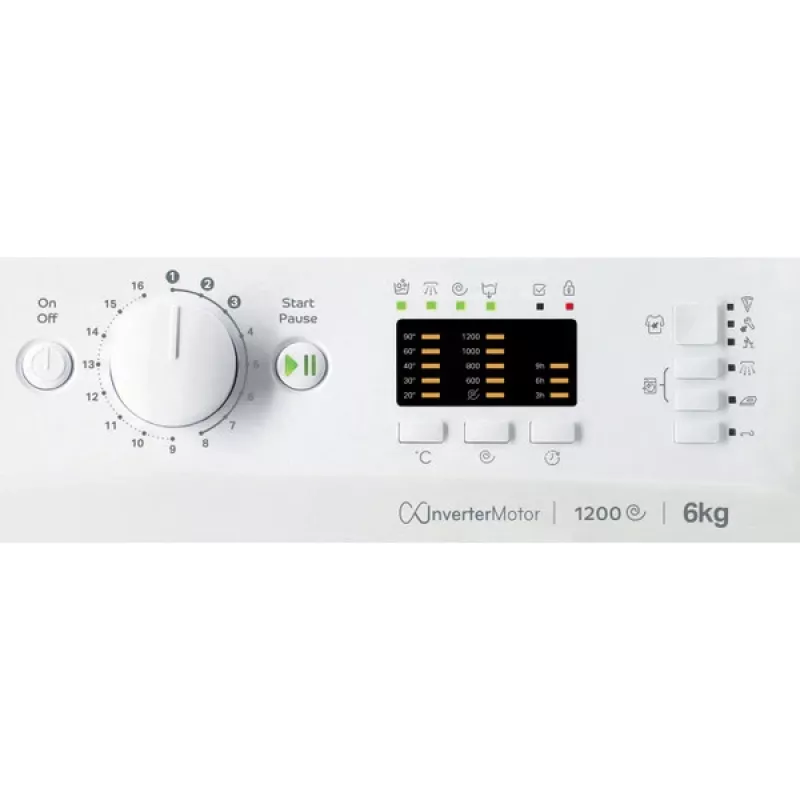 Indesit MTWSA 61294 WK EE washing machine Front-load 6 kg 1151 RPM White
