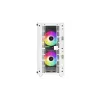 PC Case DeepCool CC360 WH ARGB Mini Tower White — Micro‑ATX/Mini‑ITX, Tempered Glass, 2x 3.5 inch + 3x 2.5 inch, 2x Front 120mm Fans
