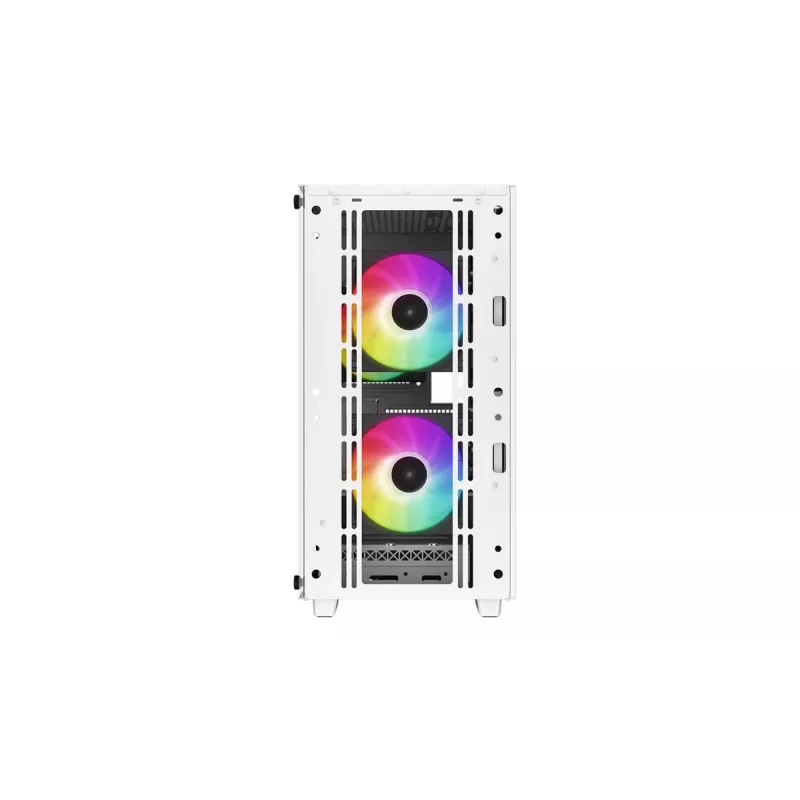 PC Case DeepCool CC360 WH ARGB Mini Tower White — Micro‑ATX/Mini‑ITX, Tempered Glass, 2x 3.5 inch + 3x 2.5 inch, 2x Front 120mm Fans