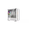 PC Case DeepCool CC360 WH ARGB Mini Tower White — Micro‑ATX/Mini‑ITX, Tempered Glass, 2x 3.5 inch + 3x 2.5 inch, 2x Front 120mm Fans