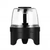 Salt & pepper grinder set Adler AD 4449B — stainless steel/black, 150 ml capacity, lithium battery, 80×80×263 mm