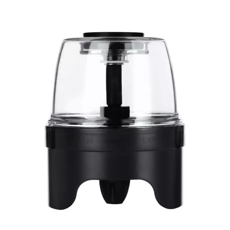 Salt & pepper grinder set Adler AD 4449B — stainless steel/black, 150 ml capacity, lithium battery, 80×80×263 mm