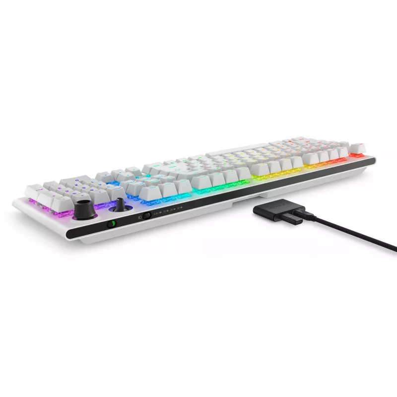Alienware Tri-Mode AW920K keyboard Gaming USB + RF Wireless + Bluetooth White