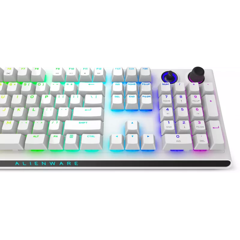 Alienware Tri-Mode AW920K keyboard Gaming USB + RF Wireless + Bluetooth White