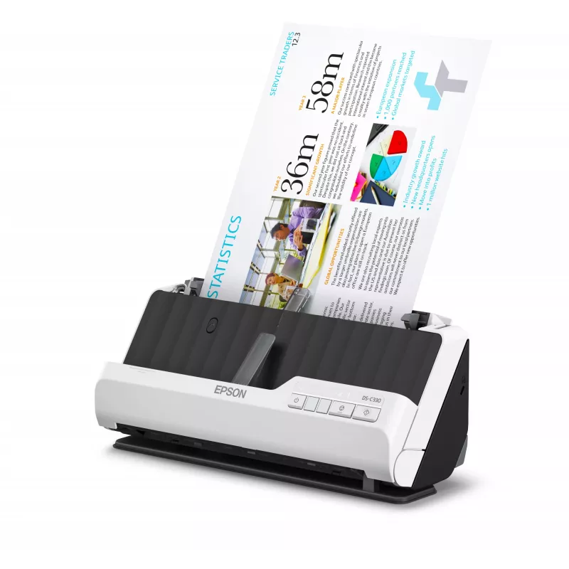 Epson DS-C330 ADF + Sheet-fed scanner 600 x 600 DPI A4 Black, White