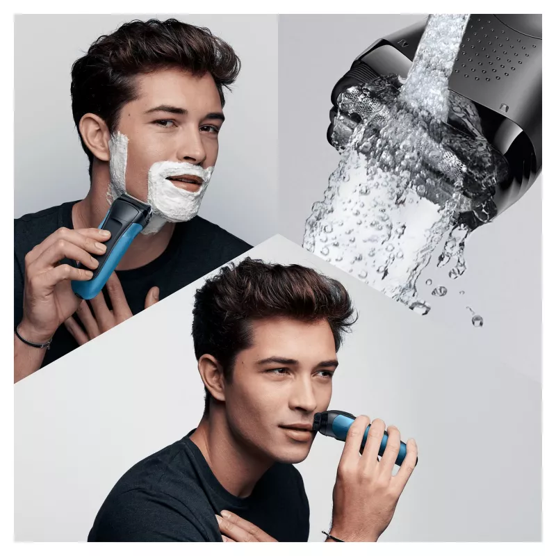 Braun Series 3 310BT electric shaver - wet & dry foil shaver with beard trimmer attachments