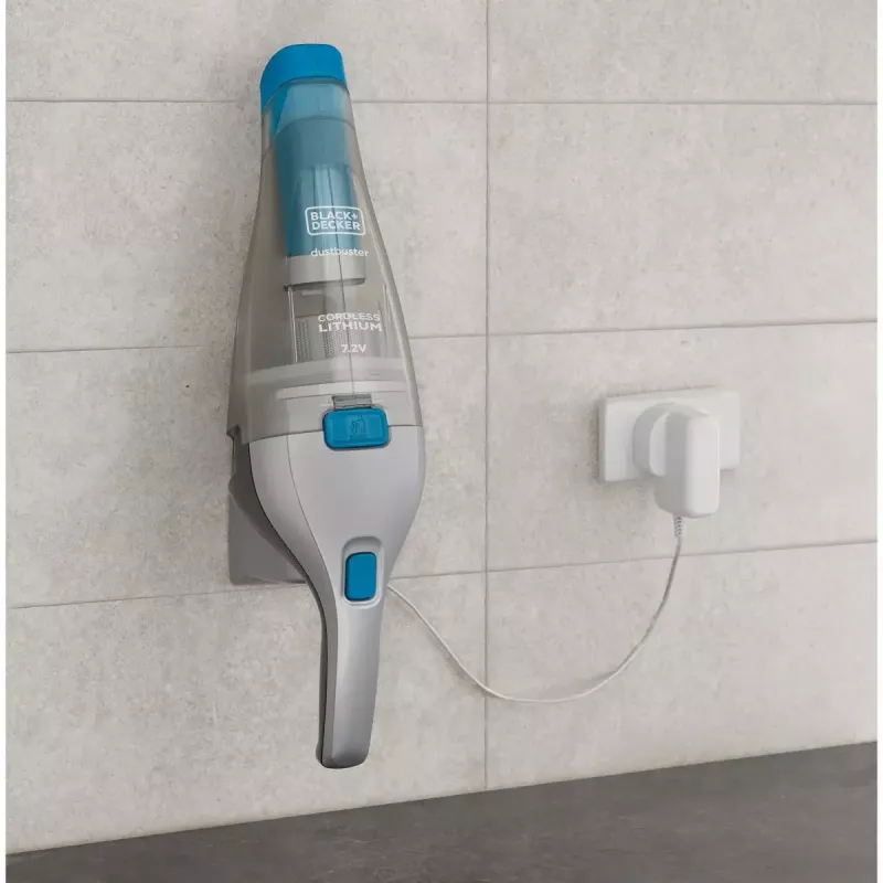 Handheld vacuum Black & Decker NVC215WA-QW — dry bagless 0.385 L, 882 l/min airflow, 10 min runtime