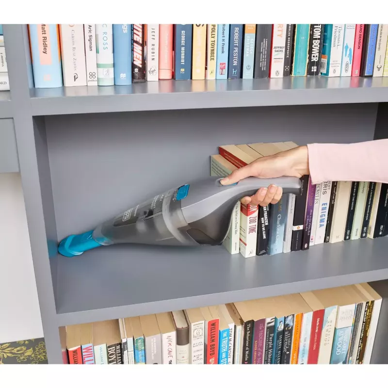 Handheld vacuum Black & Decker NVC215WA-QW — dry bagless 0.385 L, 882 l/min airflow, 10 min runtime