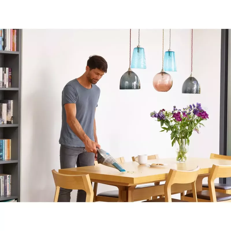 Handheld vacuum Black & Decker NVC215WA-QW — dry bagless 0.385 L, 882 l/min airflow, 10 min runtime