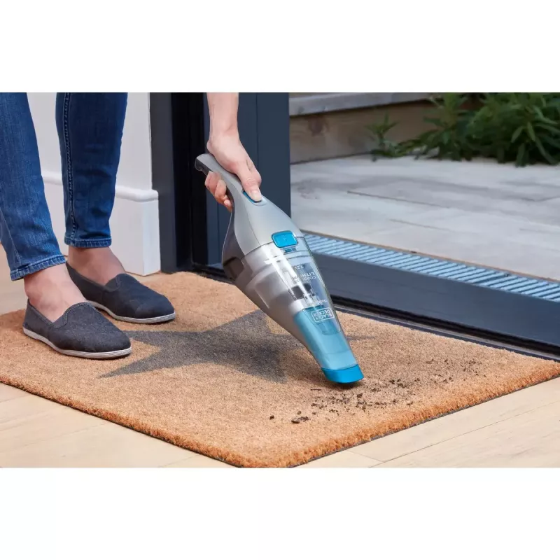 Handheld vacuum Black & Decker NVC215WA-QW — dry bagless 0.385 L, 882 l/min airflow, 10 min runtime