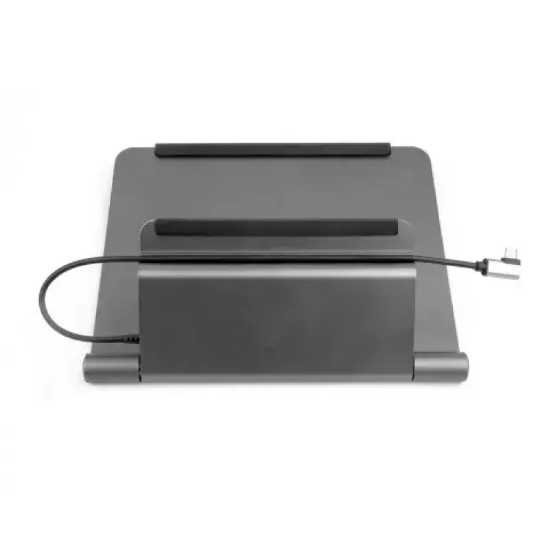 Laptop stand Acer HP.DSCAB.012 for 11.6–15.6 inch notebooks, silver, 270×45×300 mm, 0.821 kg
