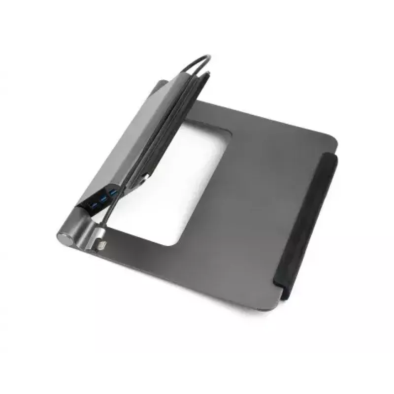 Laptop stand Acer HP.DSCAB.012 for 11.6–15.6 inch notebooks, silver, 270×45×300 mm, 0.821 kg