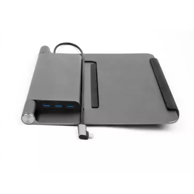 Laptop stand Acer HP.DSCAB.012 for 11.6–15.6 inch notebooks, silver, 270×45×300 mm, 0.821 kg