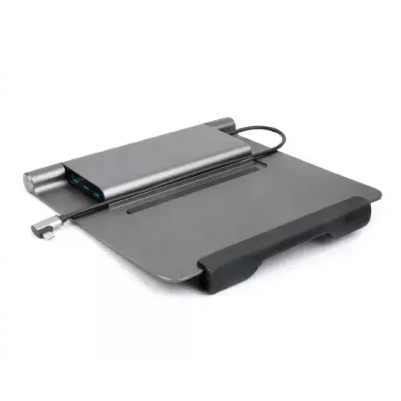 Laptop stand Acer HP.DSCAB.012 for 11.6–15.6 inch notebooks, silver, 270×45×300 mm, 0.821 kg