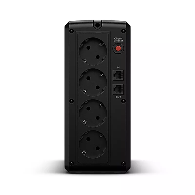 CyberPower UT1050EG Line-Interactive UPS, 1050 VA (1.05 kVA), 630 W, AVR, Schuko Sockets, Tower