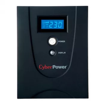 Uninterruptible Power Supply CYBERPOWER VALUE2200EILCD, 2.2 kVA (1320 W), 6 AC outlets, AVR, LCD, tower, 230 V