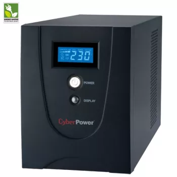 Uninterruptible Power Supply CYBERPOWER VALUE2200EILCD, 2.2 kVA (1320 W), 6 AC outlets, AVR, LCD, tower, 230 V