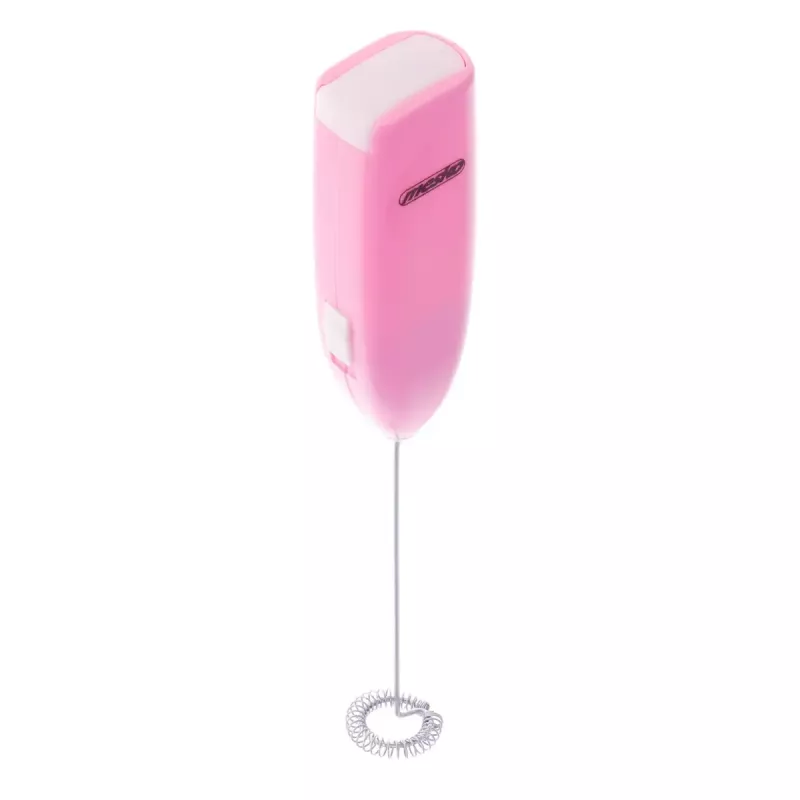 Milk frother Mesko MS 4493p — handheld electric frother, pink
