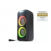 Party speaker Sharp PS-949 — 2.1 channels, 132 W PMPO, 8 inch woofer, Bluetooth A2DP/AVRCP, wired & wireless, black, plastic housing