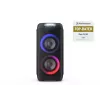 Party speaker Sharp PS-949 — 2.1 channels, 132 W PMPO, 8 inch woofer, Bluetooth A2DP/AVRCP, wired & wireless, black, plastic housing
