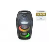 Party speaker Sharp PS-949 — 2.1 channels, 132 W PMPO, 8 inch woofer, Bluetooth A2DP/AVRCP, wired & wireless, black, plastic housing