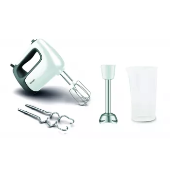 Hand mixer Tefal Prep'Mix HT4621 — 500 W, 5 speeds, metal beaters, white