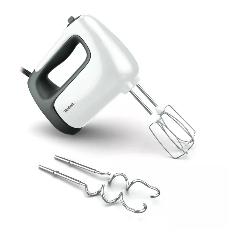 Hand mixer Tefal Prep'Mix HT4621 — 500 W, 5 speeds, metal beaters, white