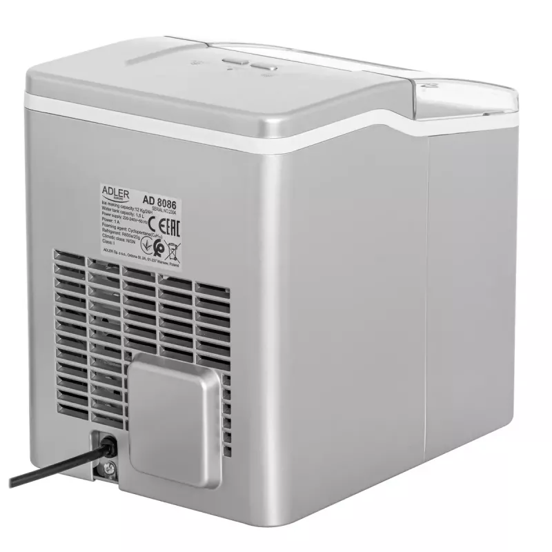 Ice Maker Adler AD 8086 Power 100 W Silver