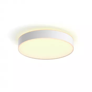 Philips Hue White ambience Enrave large ceiling lamp, Smart ceiling light, Bluetooth, White, LED, Metal, Non-changeable bulb(s)