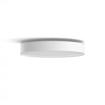 Philips Hue White ambience Enrave large ceiling lamp, Smart ceiling light, Bluetooth, White, LED, Metal, Non-changeable bulb(s)